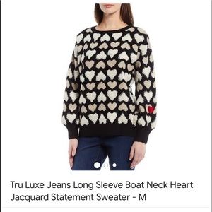 Tru Luce heart ❤️ sweater Valentines Day!